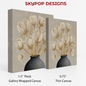Golden Tulips Art