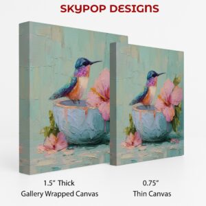 Hummingbird Hibiscus Art