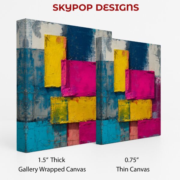 Geometric Blocks Art
