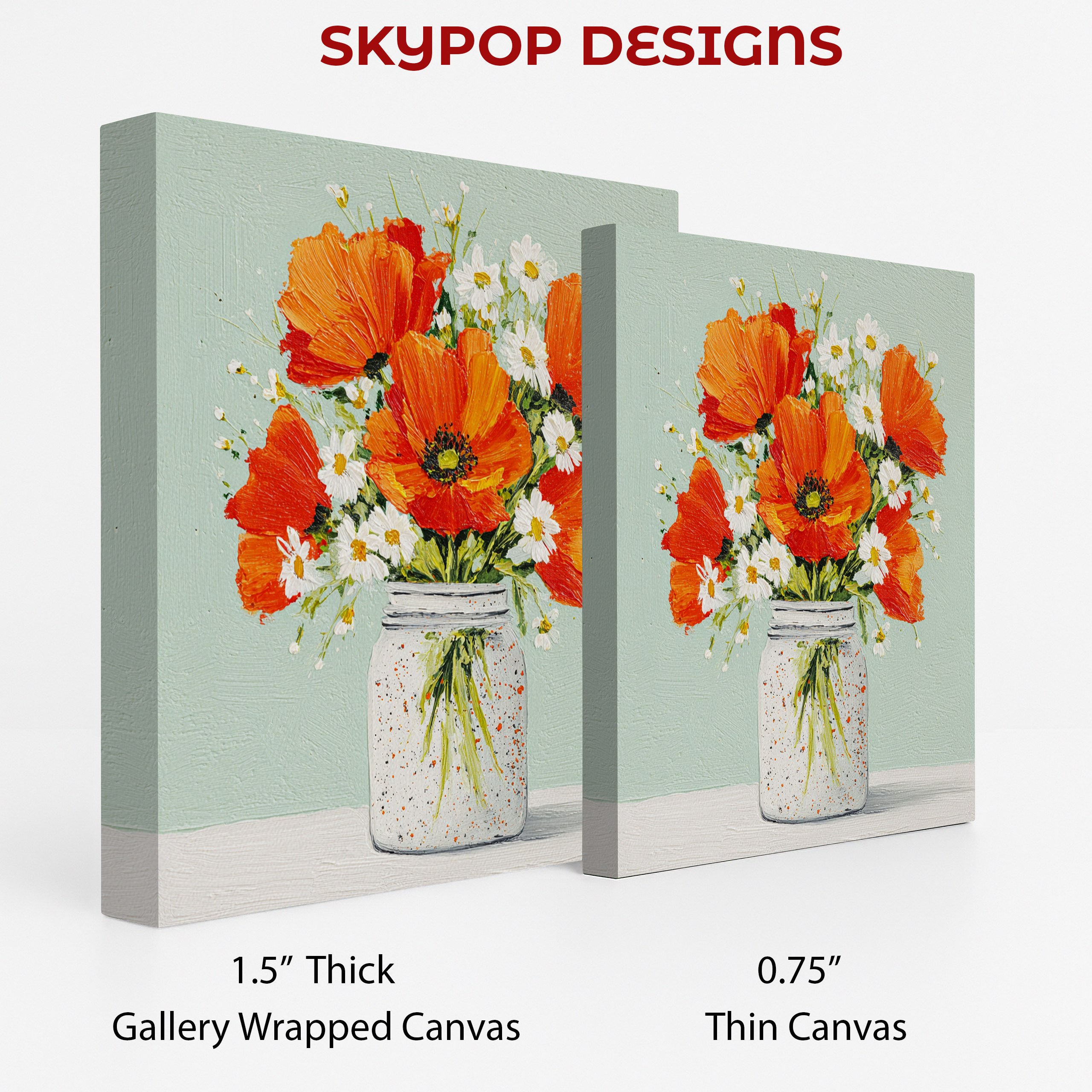 2.jpg Vibrant Poppy Bouquet Art