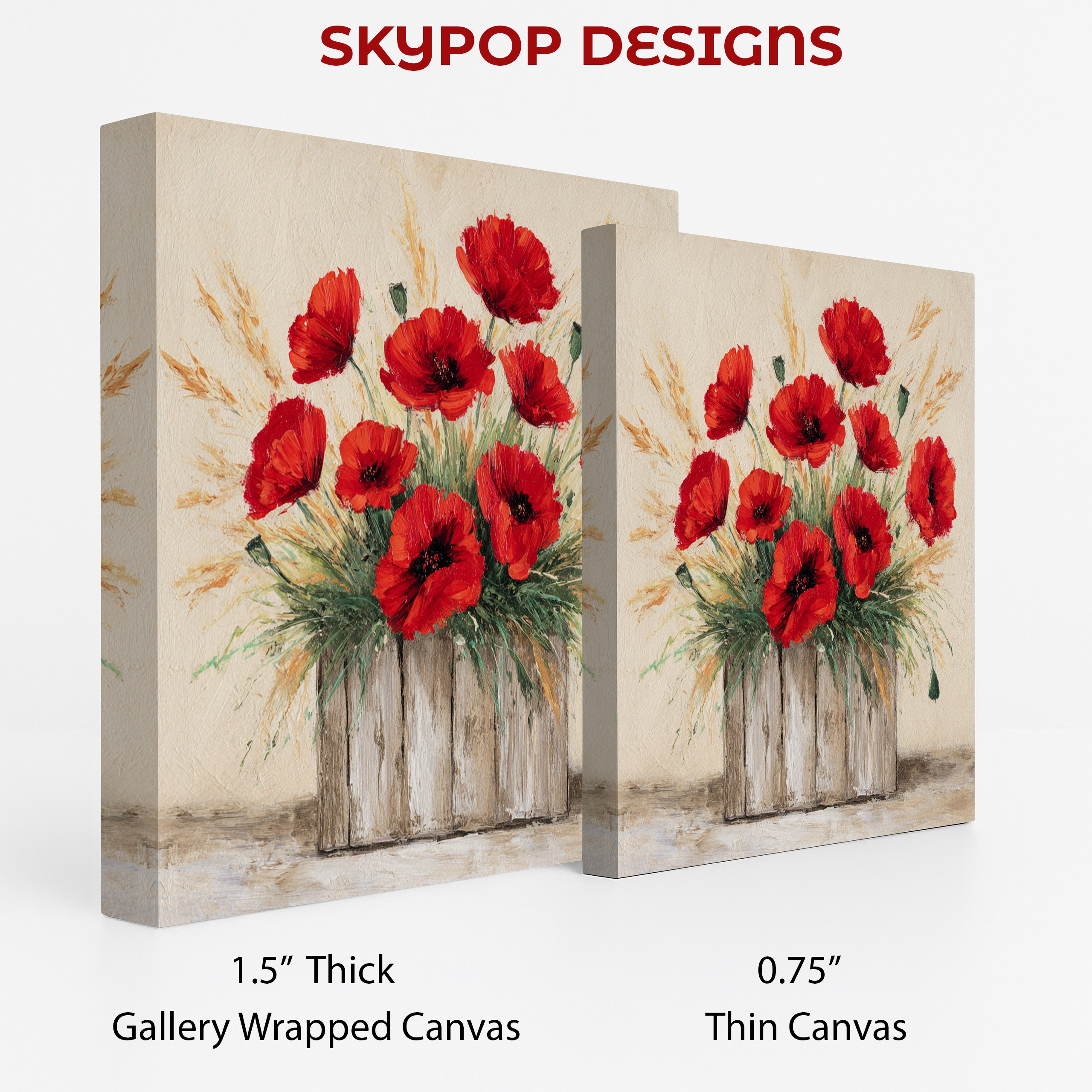 2.jpg Red Poppy Bouquet Art