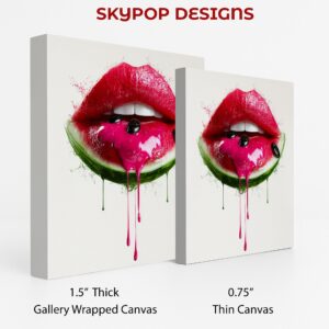 Watermelon Lips Art