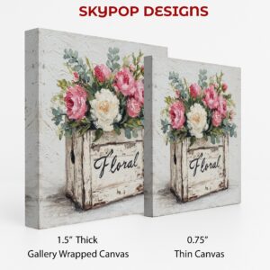 Rustic Floral Box Art