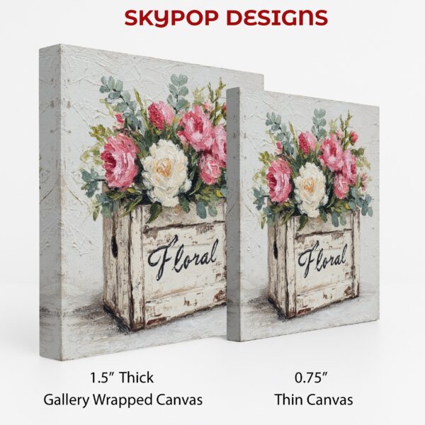 Rustic Floral Box Art