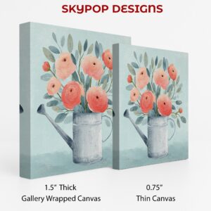 Watering Can Bouquet Art