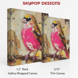 Pink Finch Art