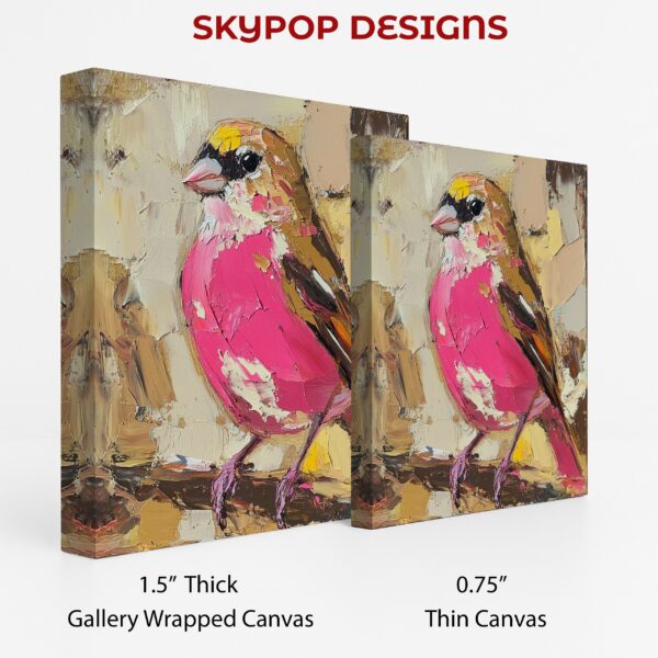 Pink Finch Art