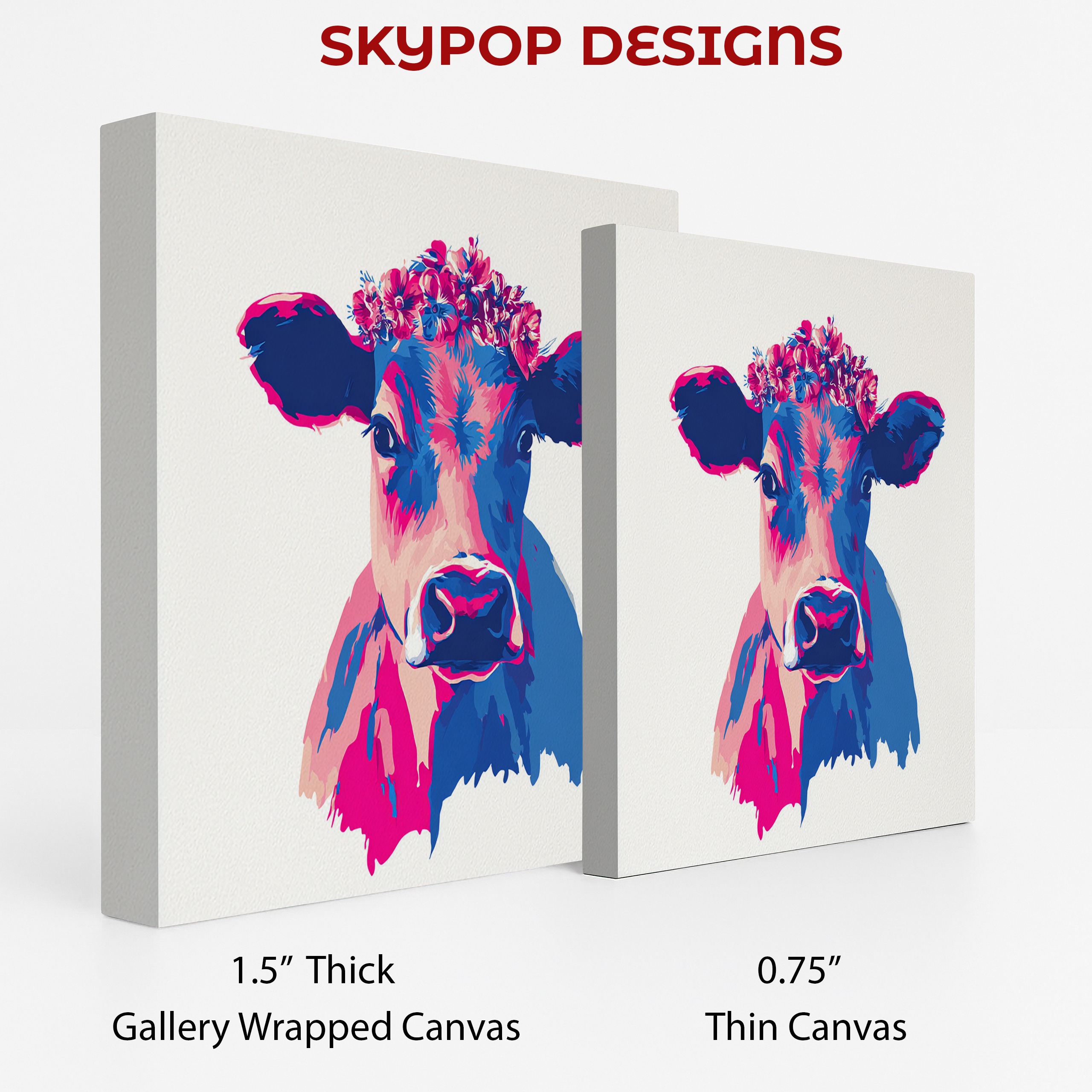 2.jpg Cow Floral Art