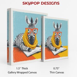Zebra Reading Art