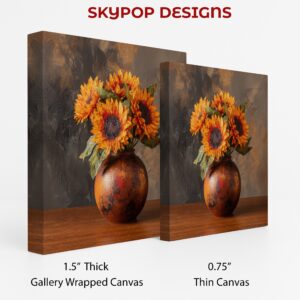 Sunflower Vase Art