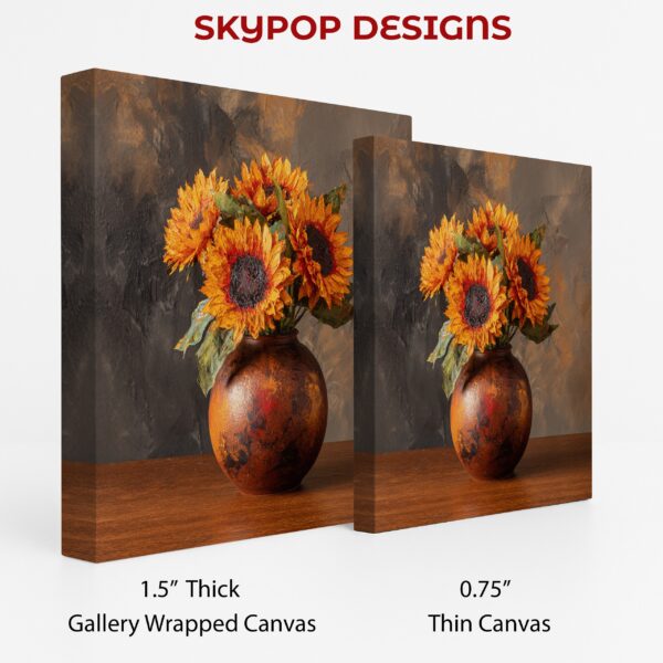 Sunflower Vase Art