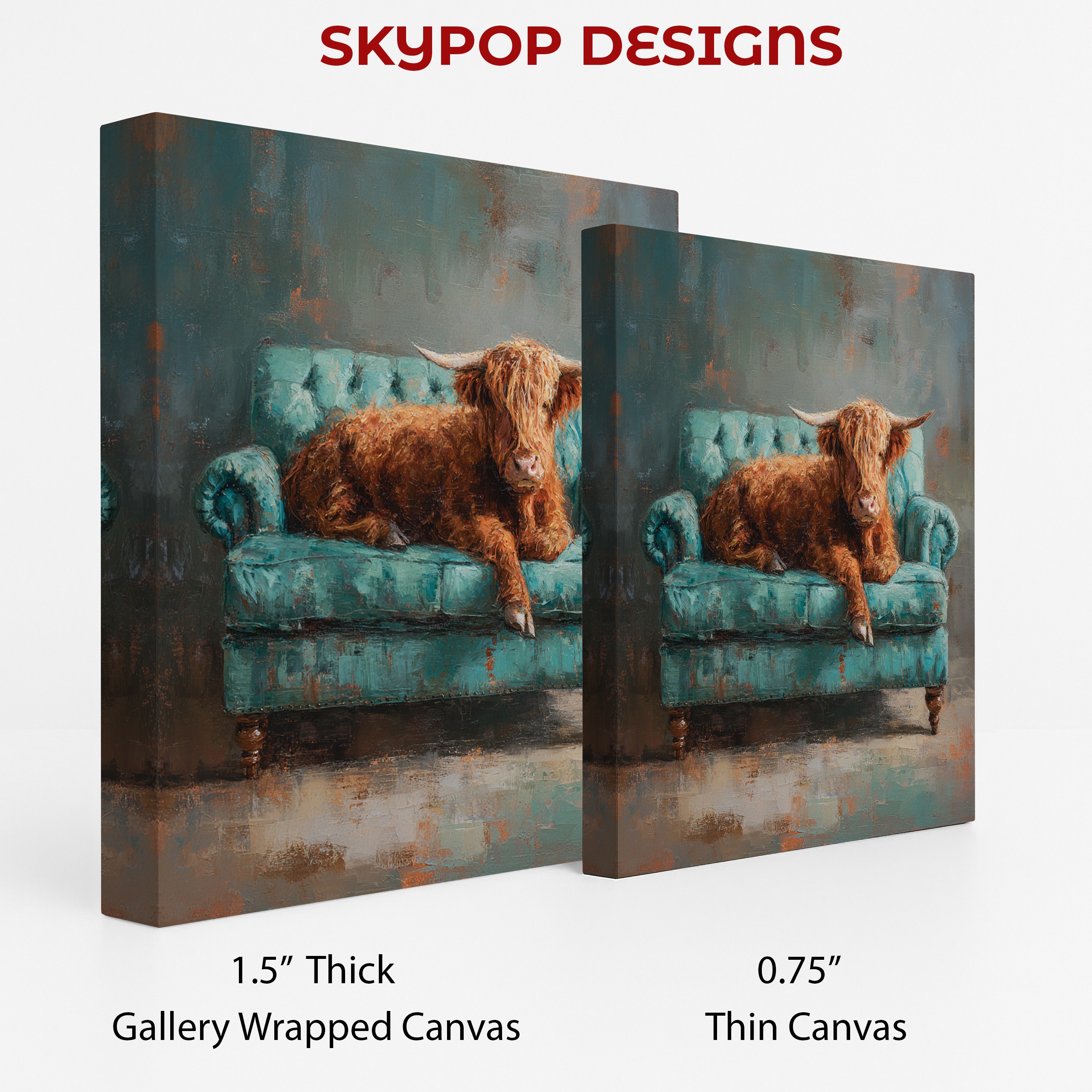 2.jpg Highland Cow Art