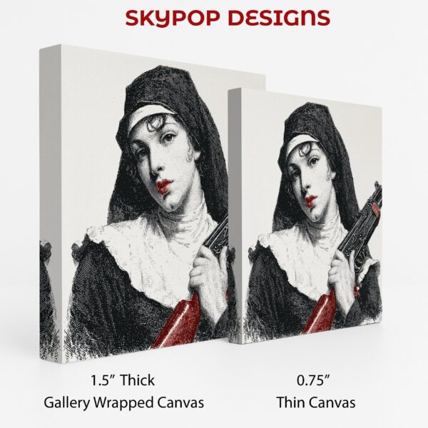Nun with Gun Art