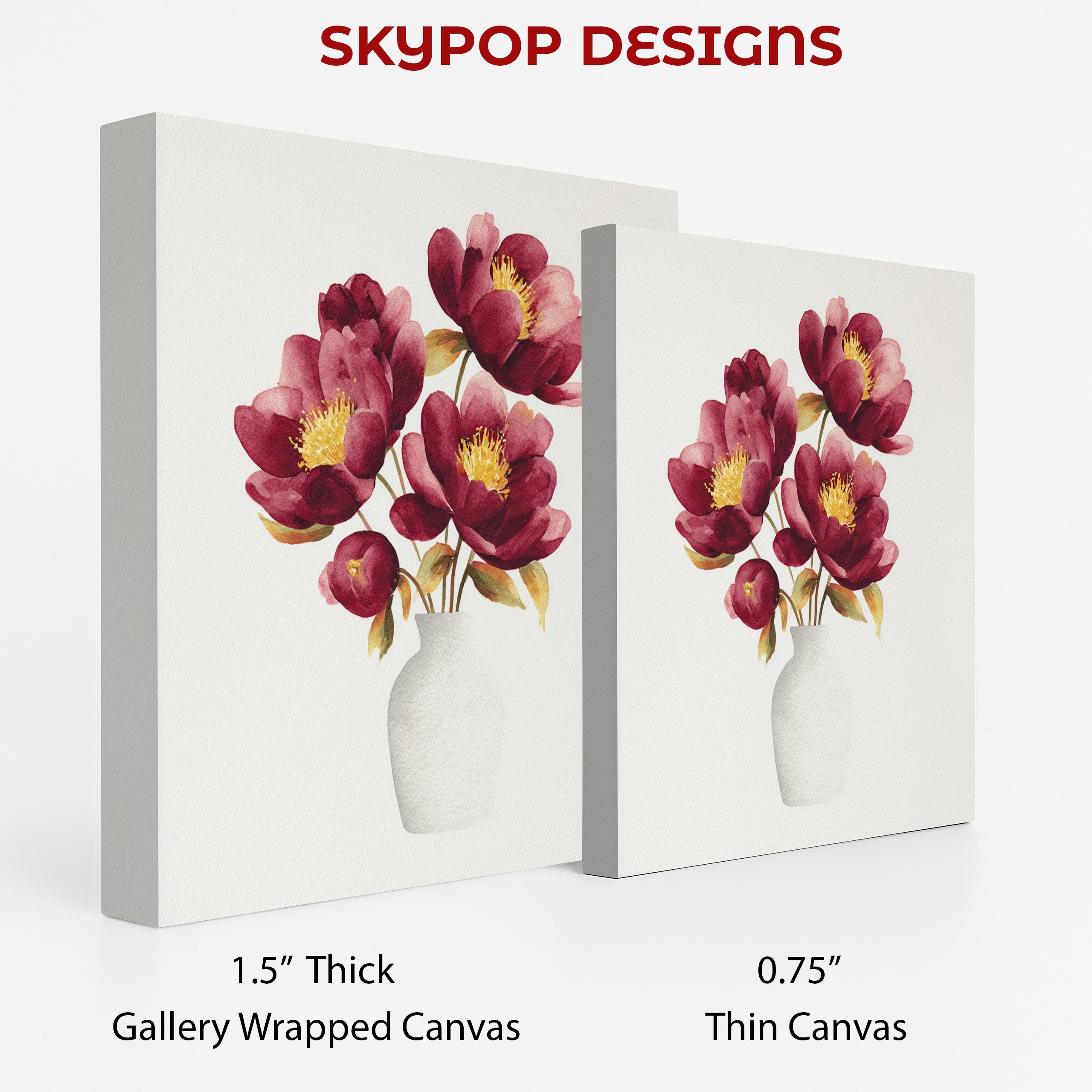 2.jpg Burgundy Peony Bouquet Art