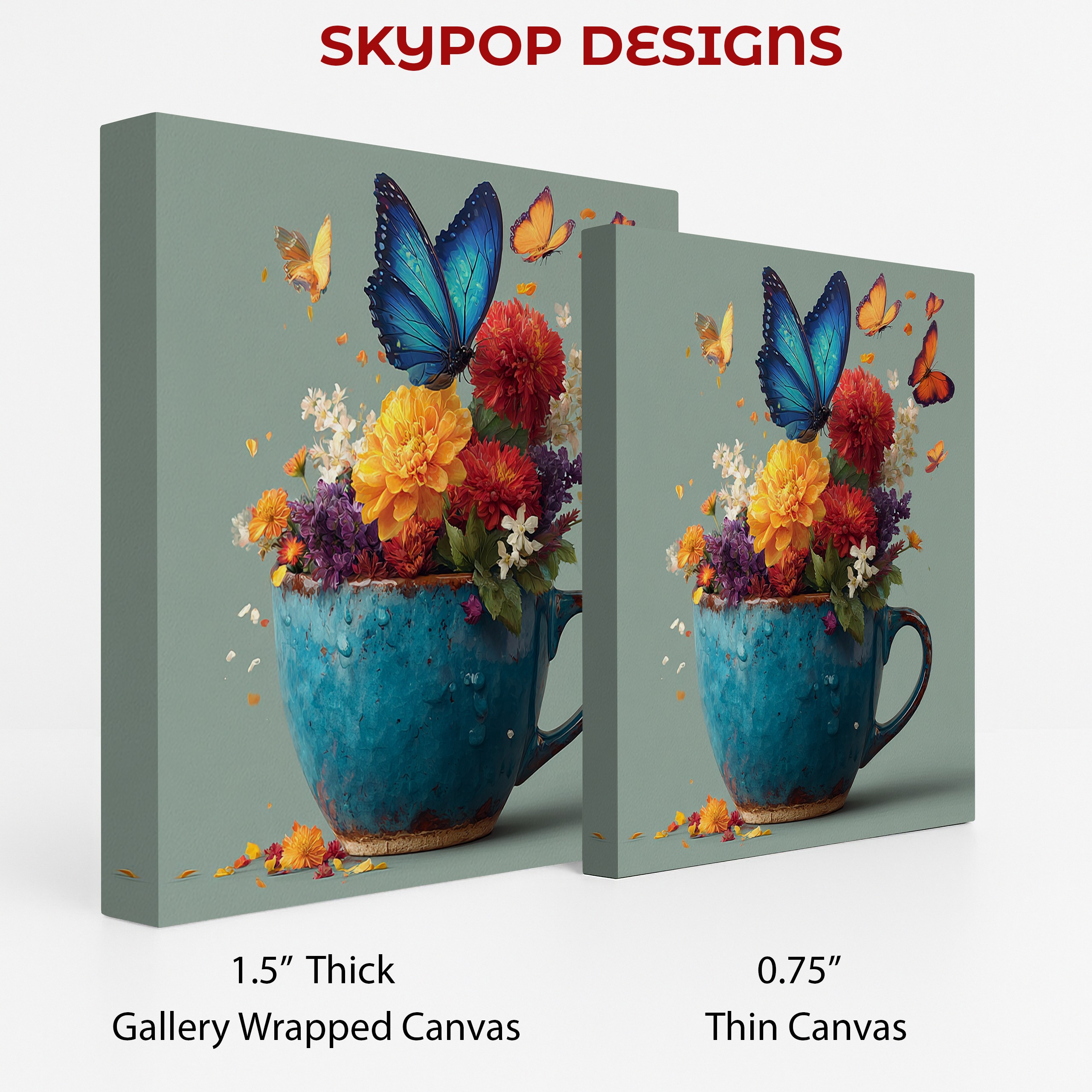 2.jpg Butterfly Flower Cup Art