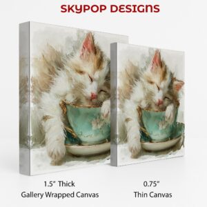 Sleepy Kitten Art