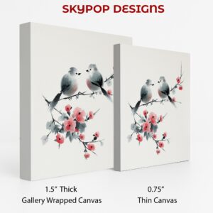 Bird Cherry Blossom Art