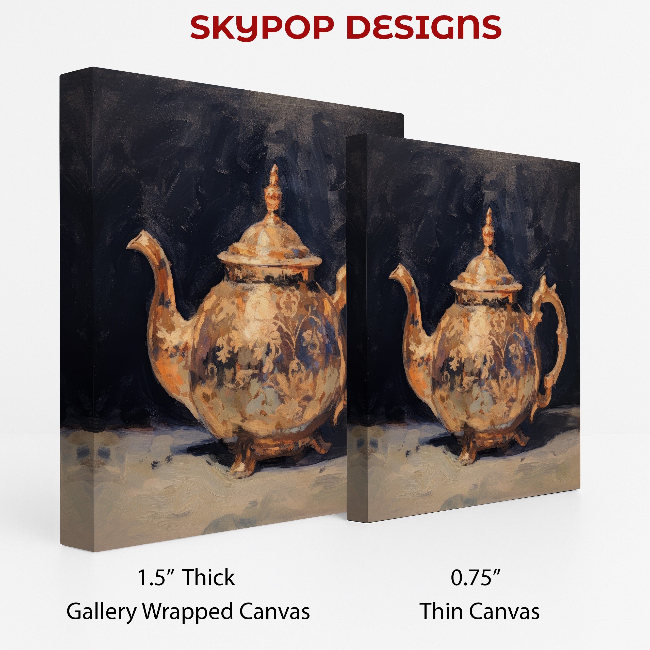 2.jpg Ornate Teapot Kitchen Art