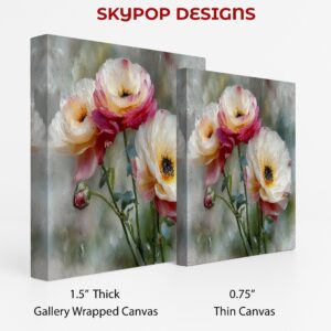 Dreamy Ranunculus Bloom Art