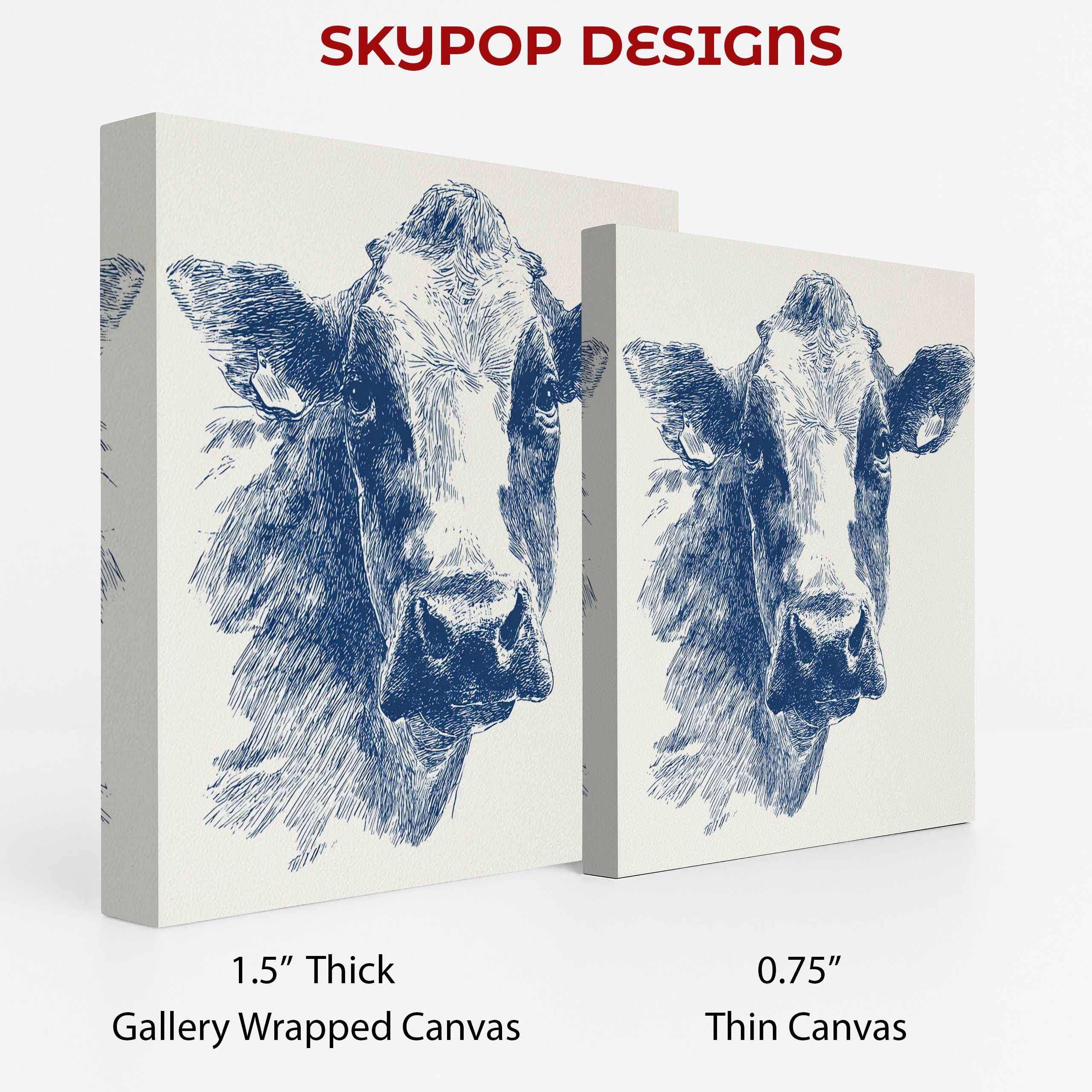 2.jpg Blue Cow Face Art