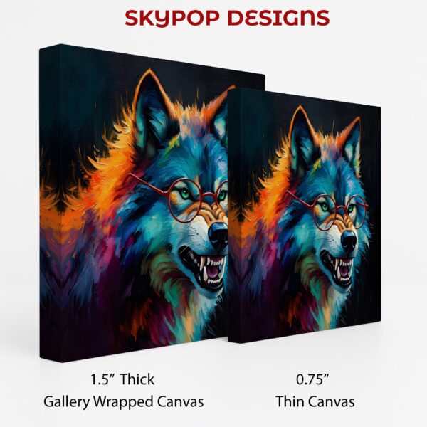 Wolf Art Canvas or Poster