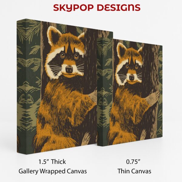 Raccoon Tree Art