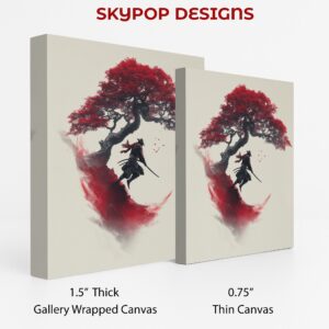 Red Tree Samurai Art