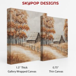 Autumn Barn Art
