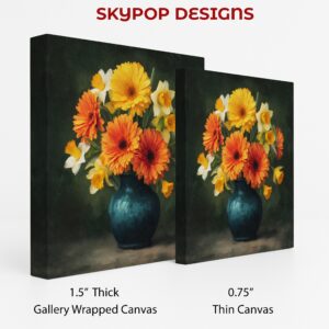 Gerbera Daffodil Bouquet Art
