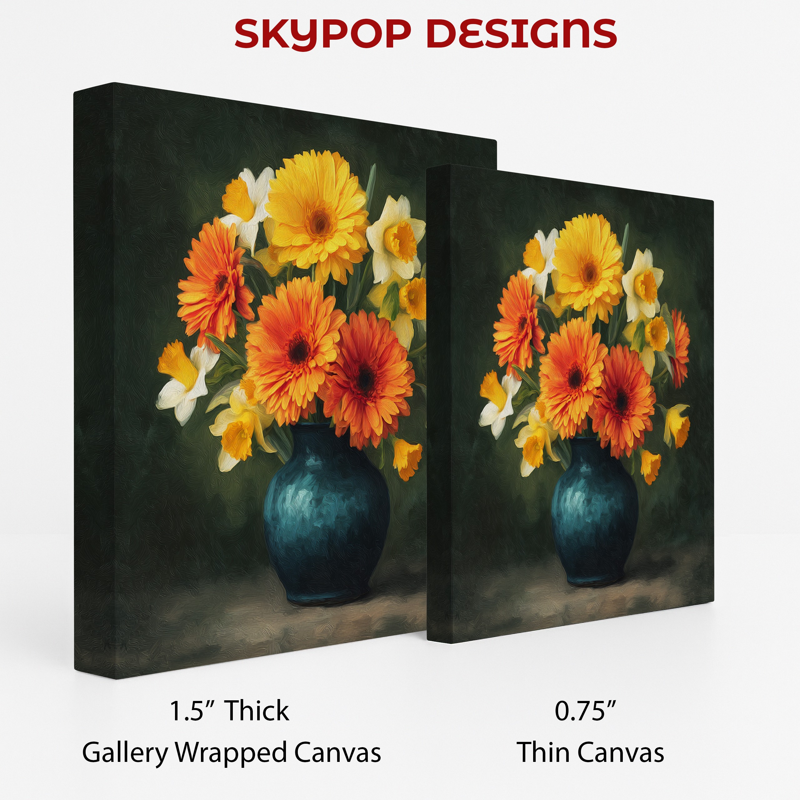 2.jpg Gerbera Daffodil Bouquet Art
