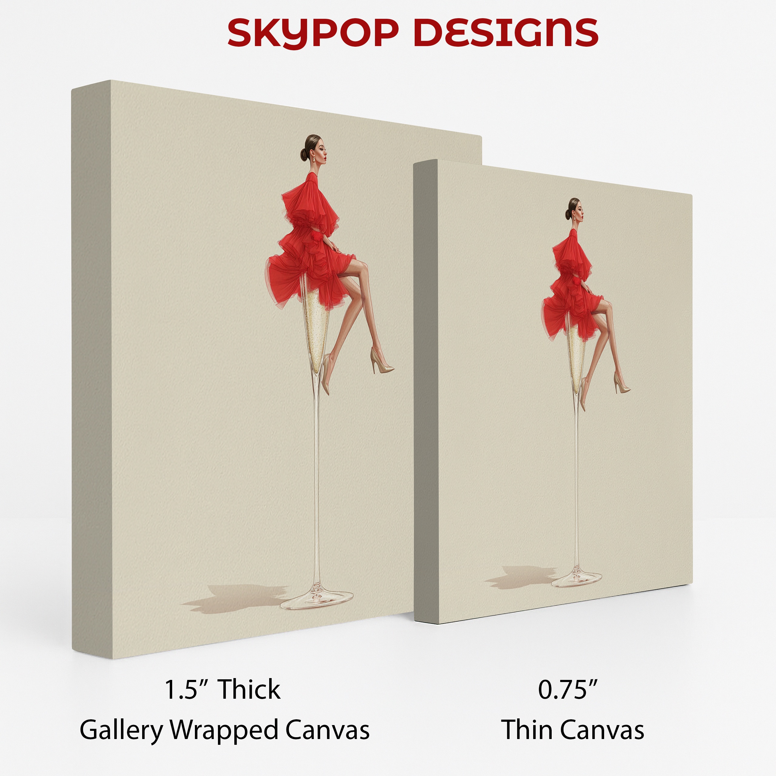 2.jpg Champagne Glass Fashion Art