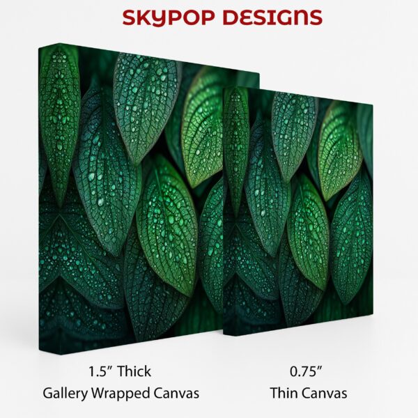 Dewy Leaf Close-up Art
