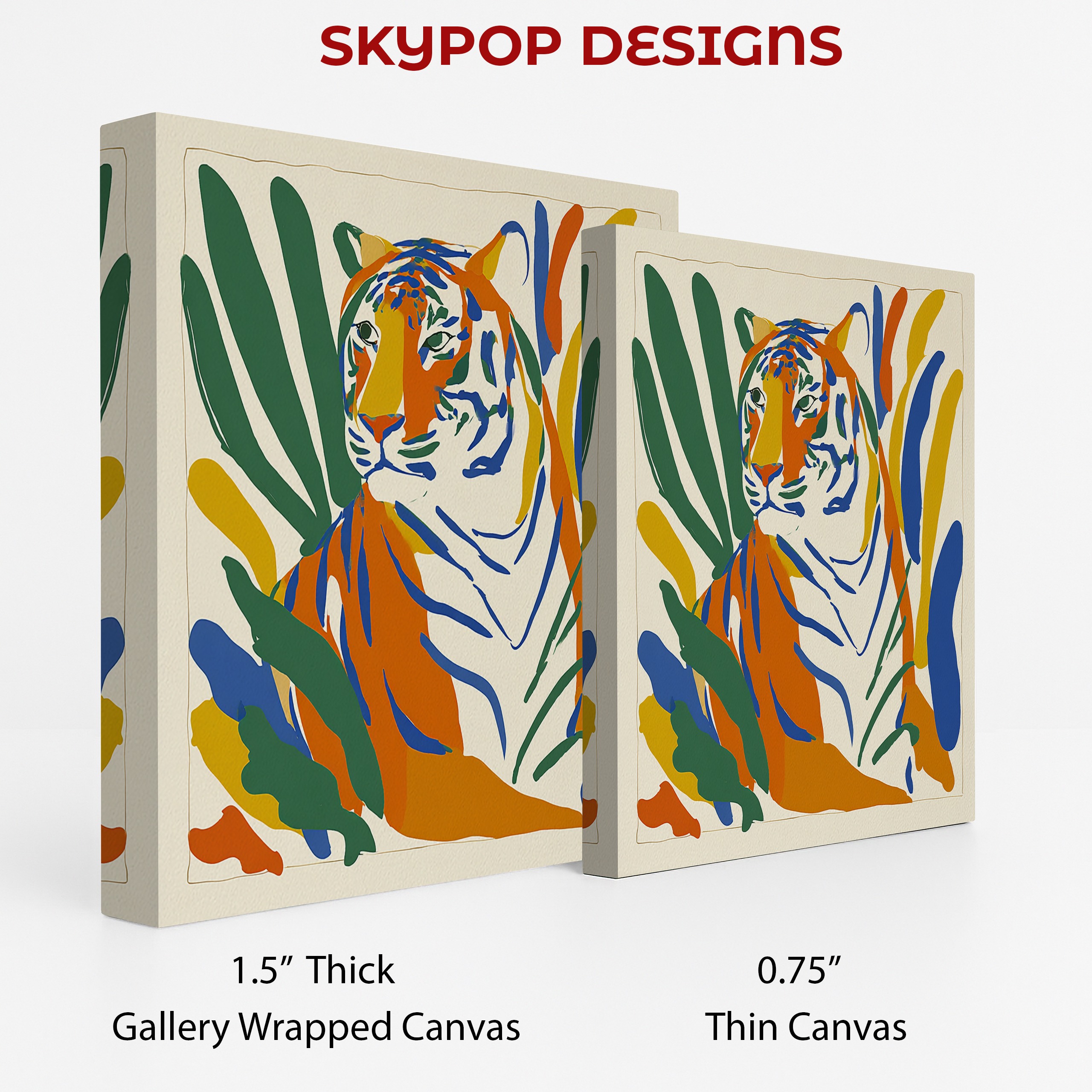 2.jpg Colorful Tiger Art