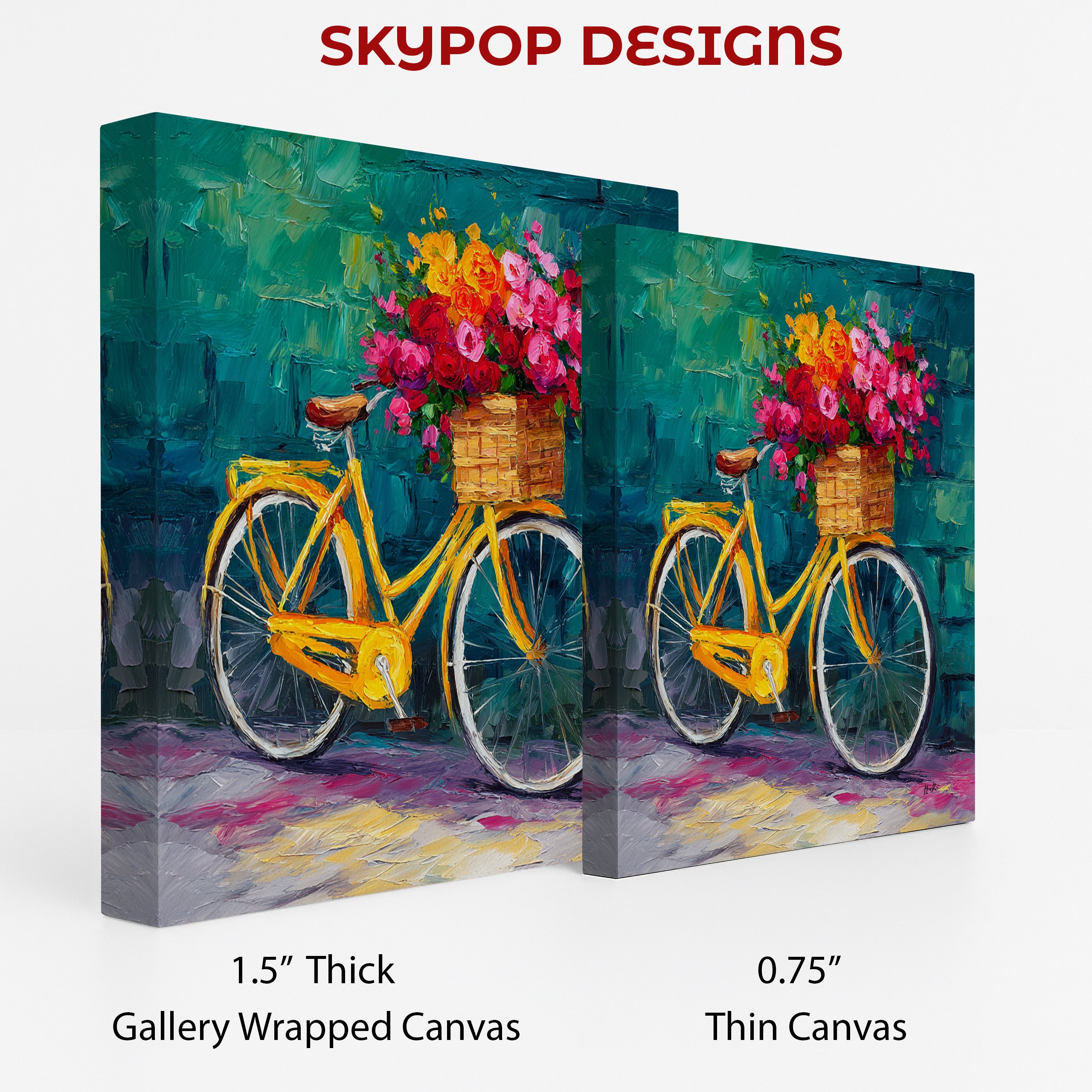 2.jpg Bicycle Flower Basket Art