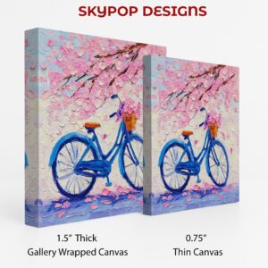 Cherry Blossom Bicycle Art