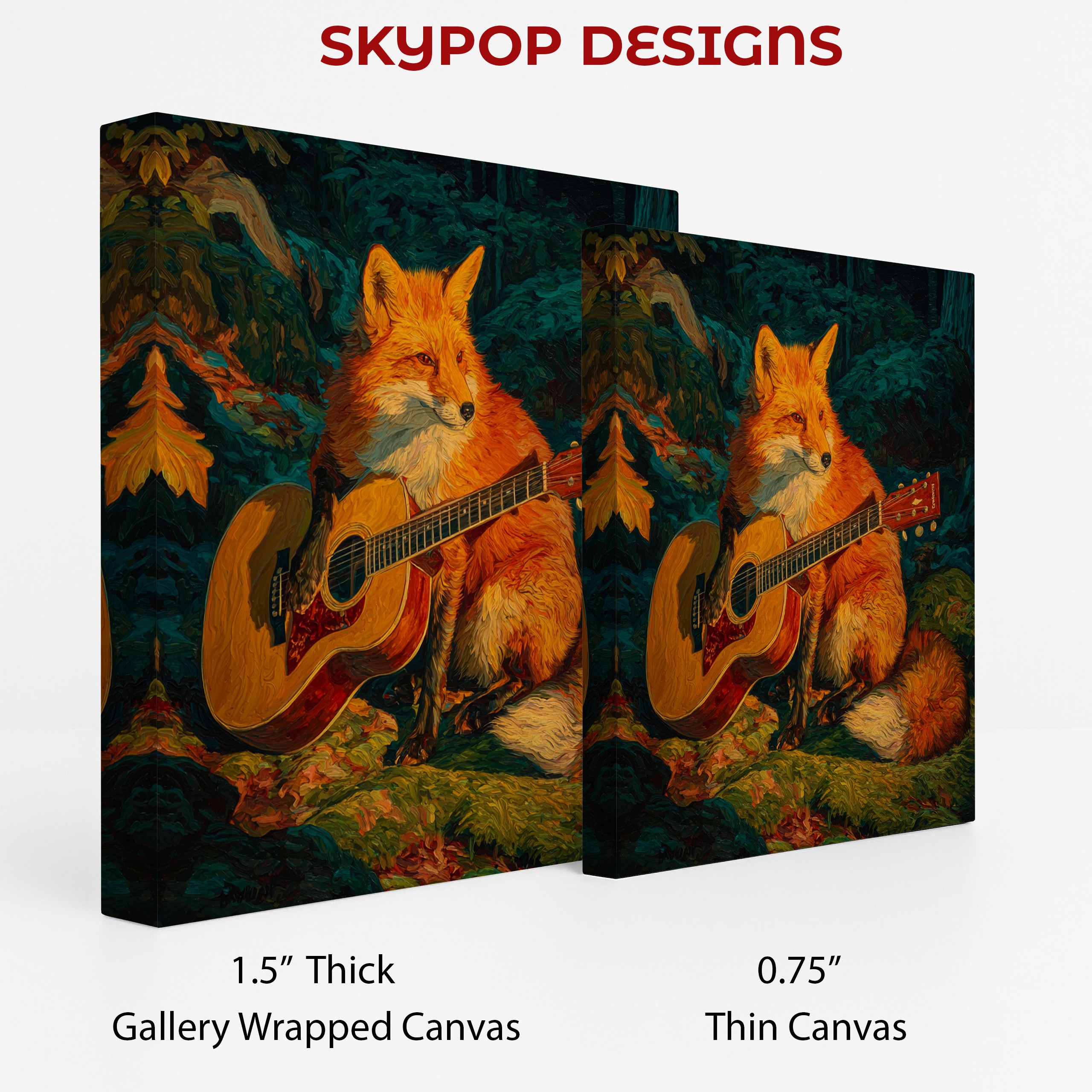 2.jpg Fox Guitar Art