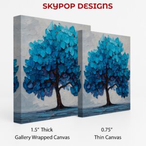 Blue Tree Art