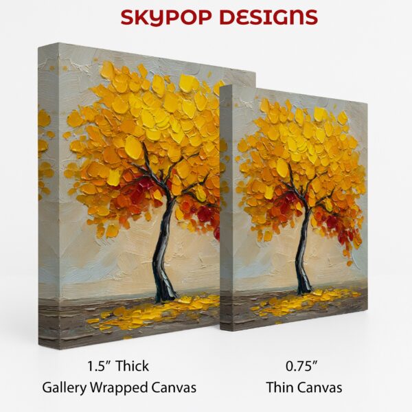 Golden Autumn Tree Art