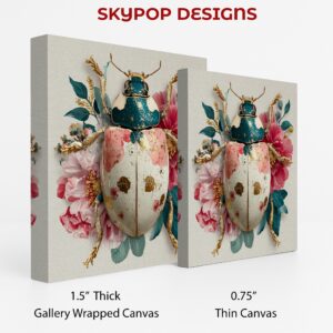 Floral Beetle Art