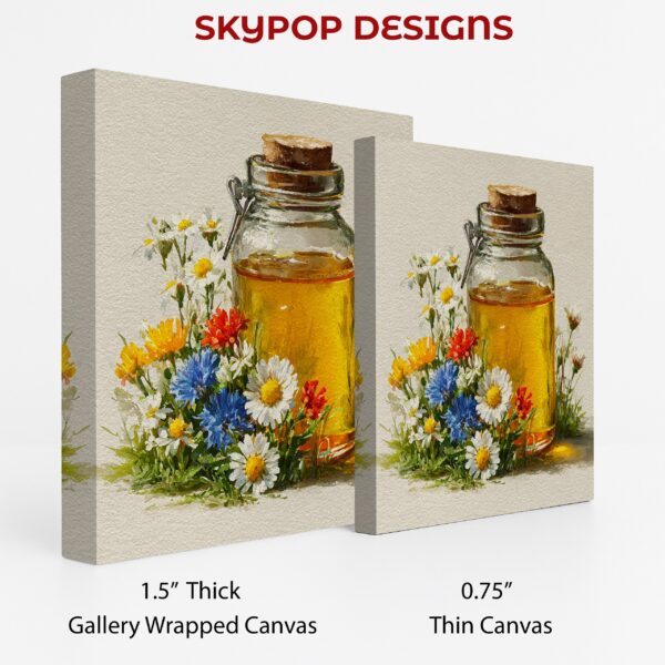 Wildflower Honey Jar Art