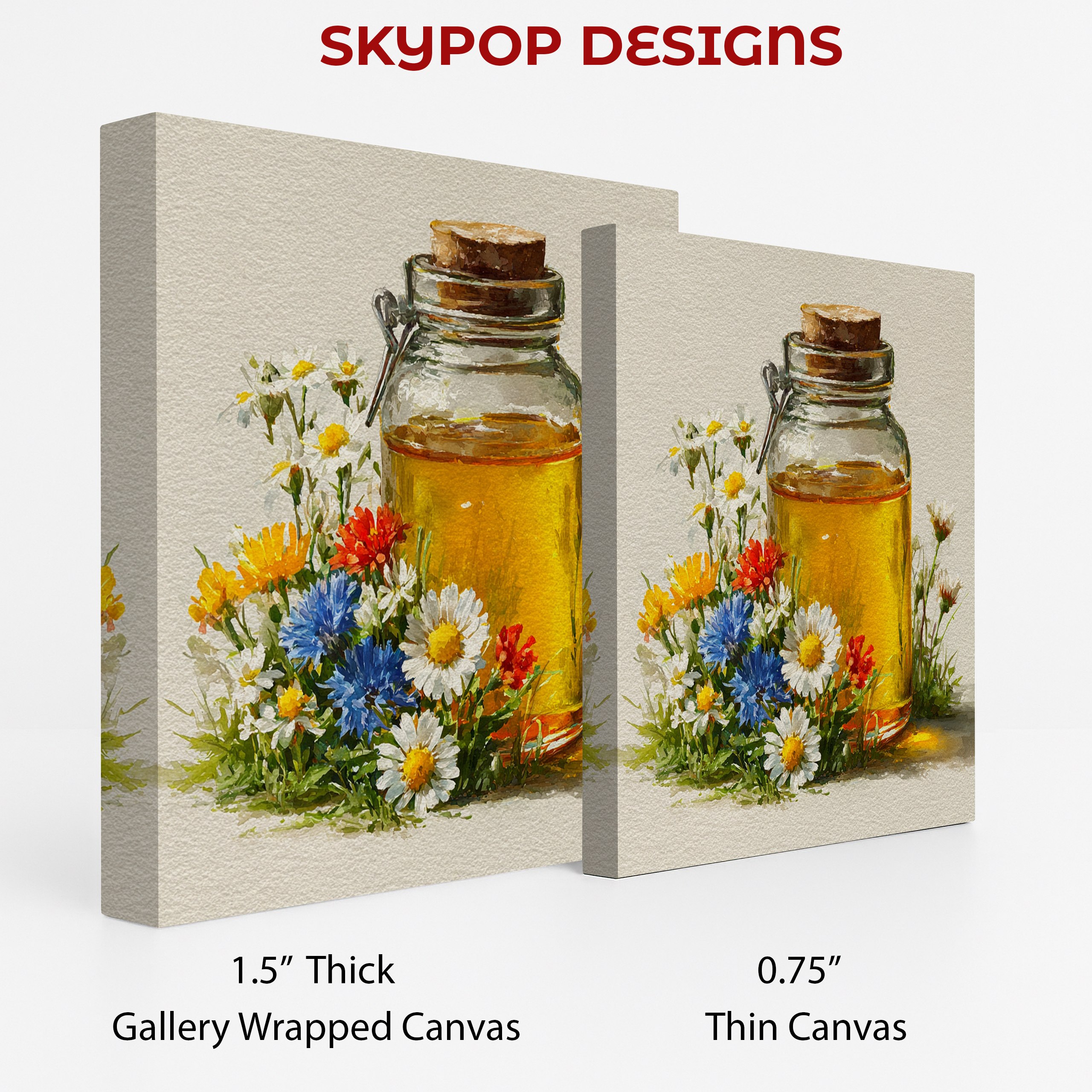 2.jpg Wildflower Honey Jar Art