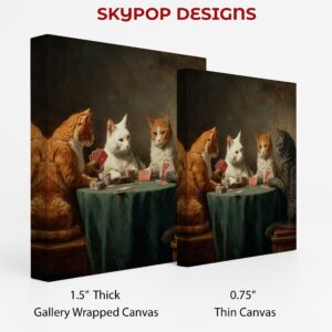 Cats Playing Poker Art
