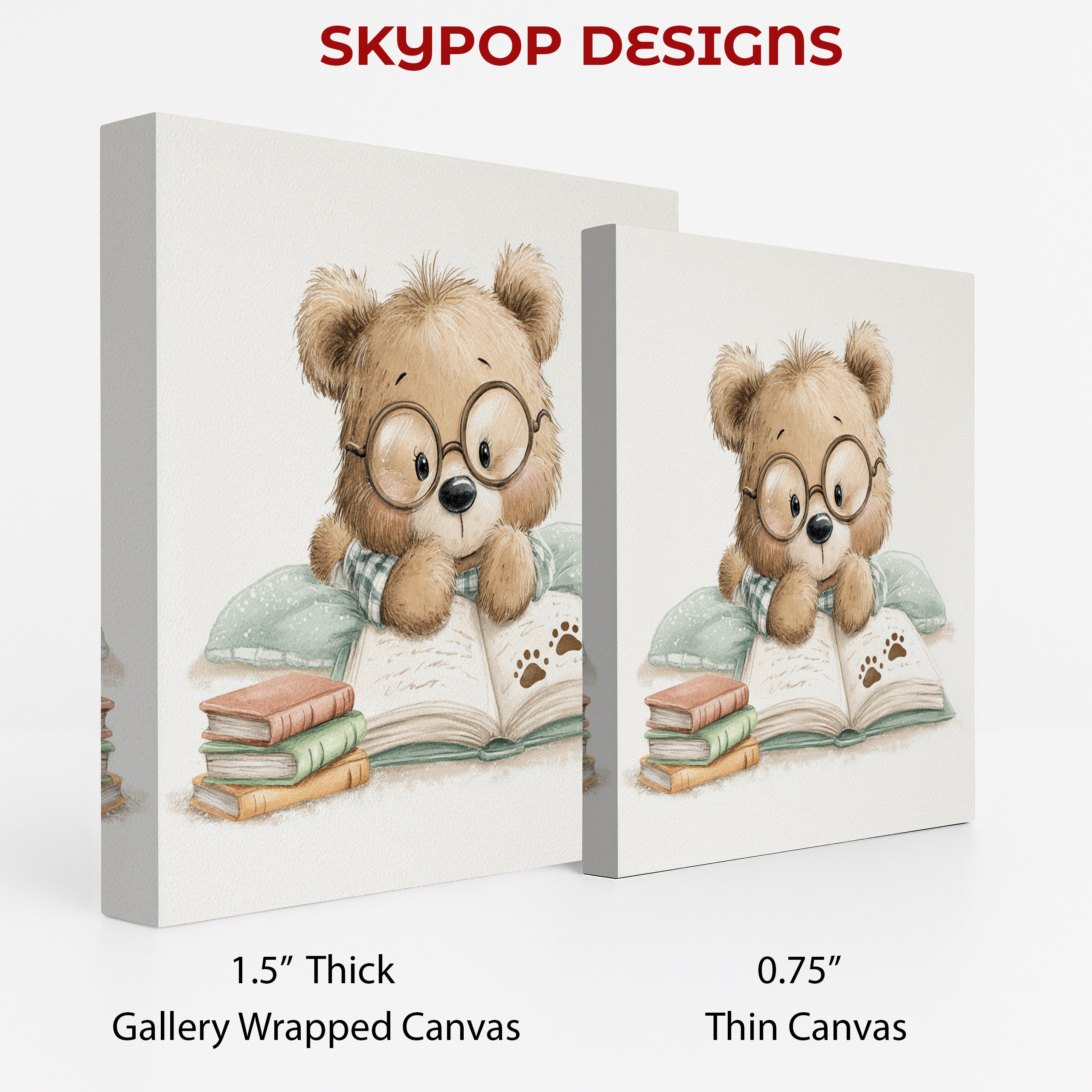 2.jpg Bear Reading Art