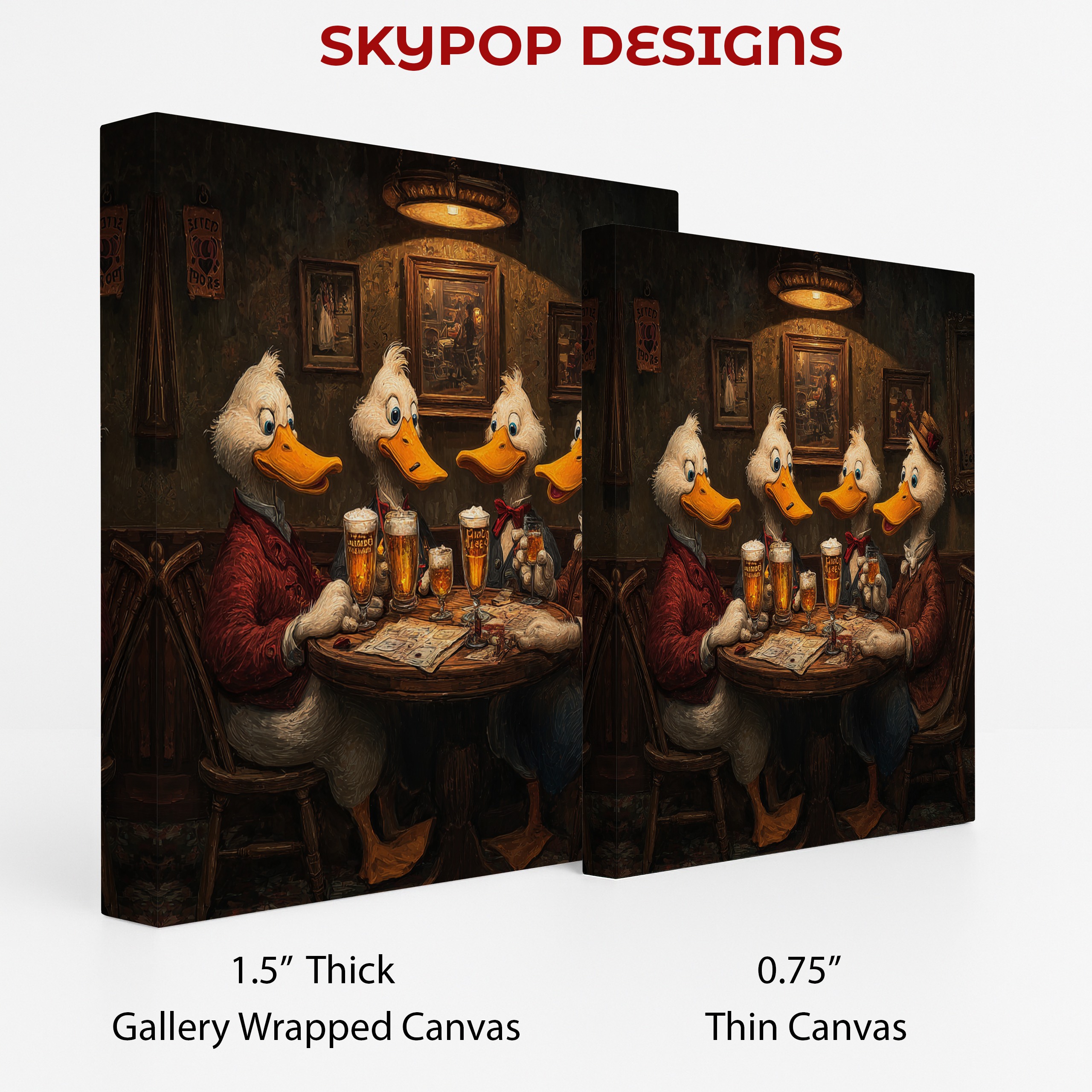2.jpg Duck Pub Night Art