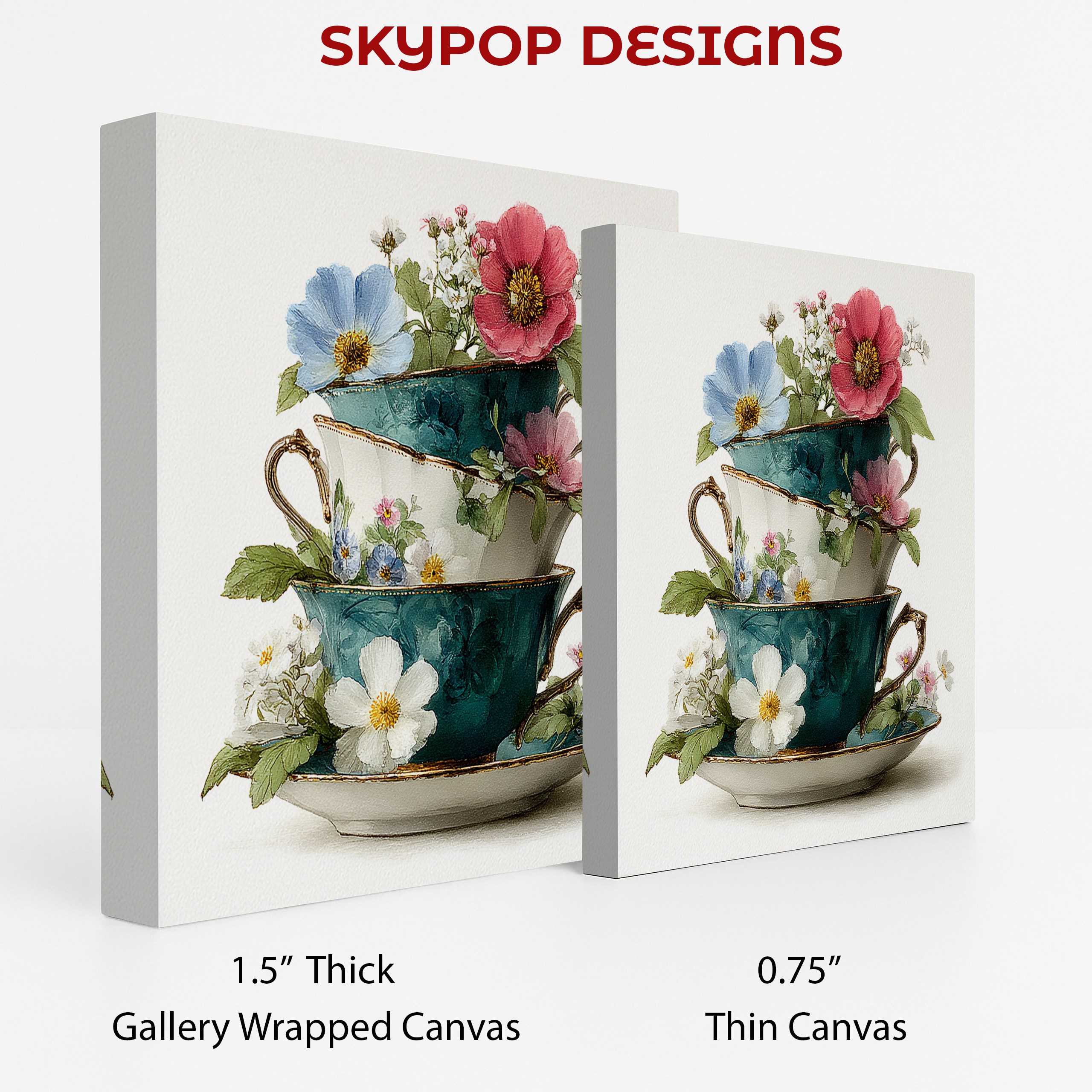 2.jpg Vintage Teacup Floral Art