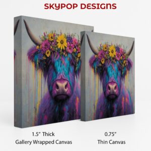 Highland Cow Art