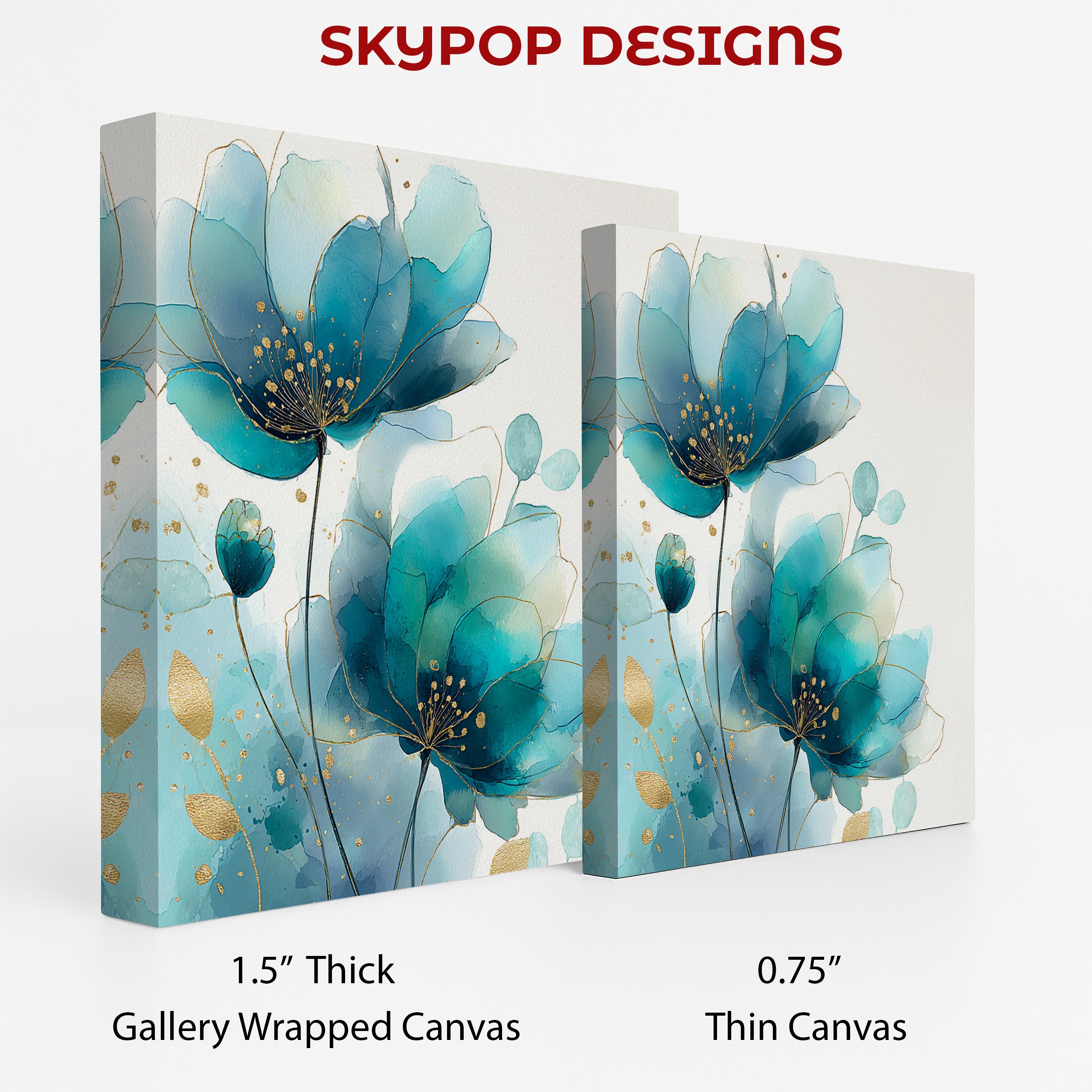 2.jpg Teal Blossom Art