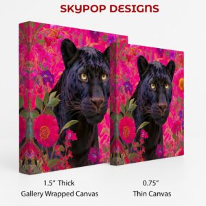 Floral Panther Art