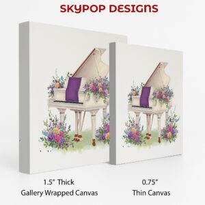 Floral Piano Art