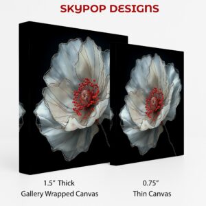 White Poppy Art